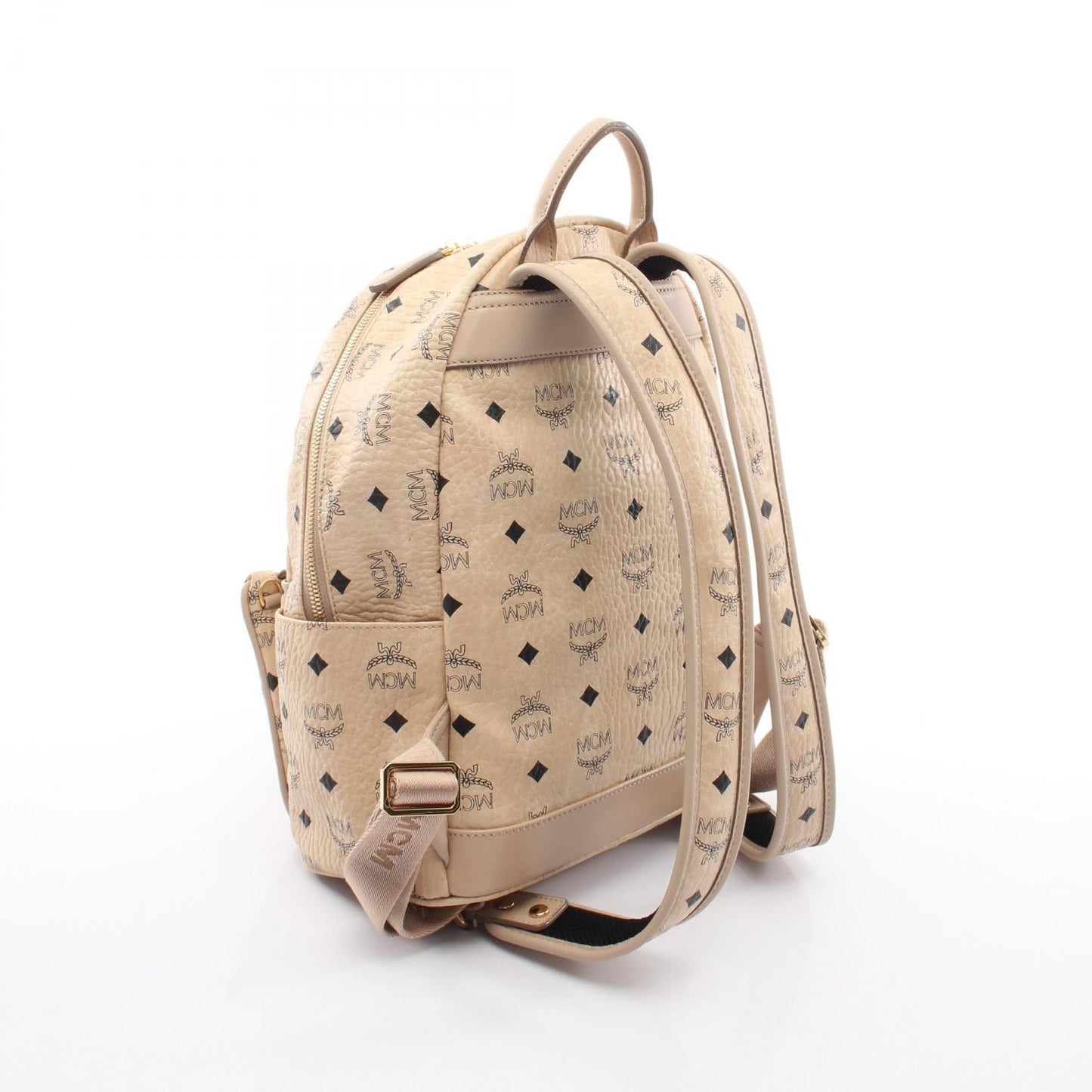 ヴィセトス バックパック リュックサック PVC レザー ライトベージュ エムシーエム バッグ MCM