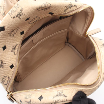 ヴィセトス バックパック リュックサック PVC レザー ライトベージュ エムシーエム バッグ MCM
