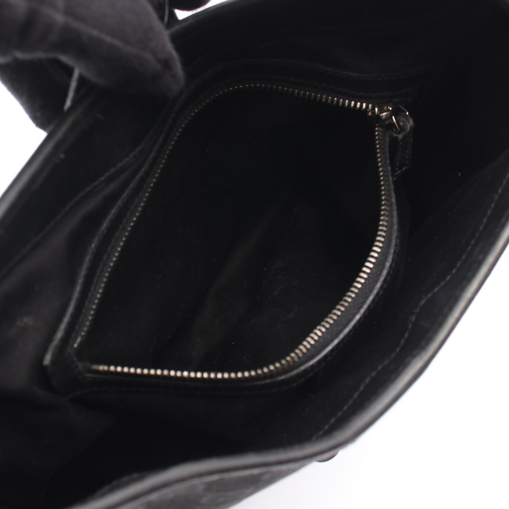 ジャッキー GGキャンバス ワンショルダーバッグ キャンバス レザー ブラック グッチ バッグ GUCCI