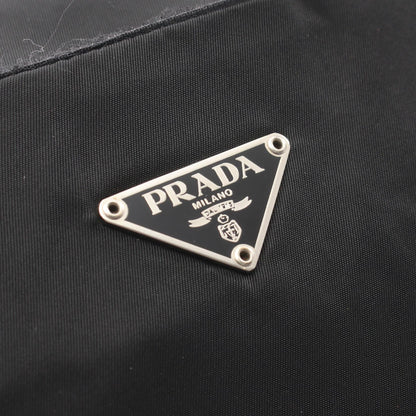トライアングルロゴ ショルダーバッグ ナイロン レザー ブラック プラダ バッグ PRADA