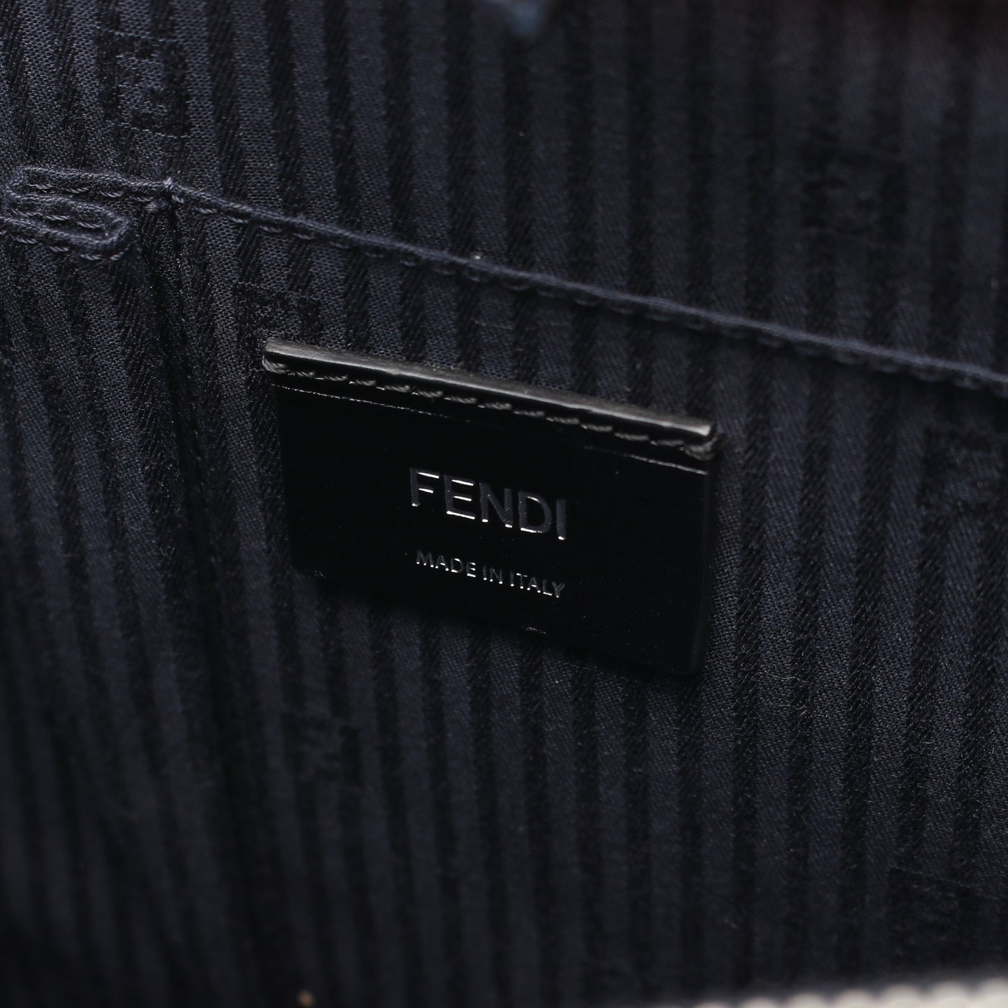 2JOURS トゥージュール 2WAY ハンドバッグ レザー ネイビー ブルーグリーン フェンディ バッグ FENDI