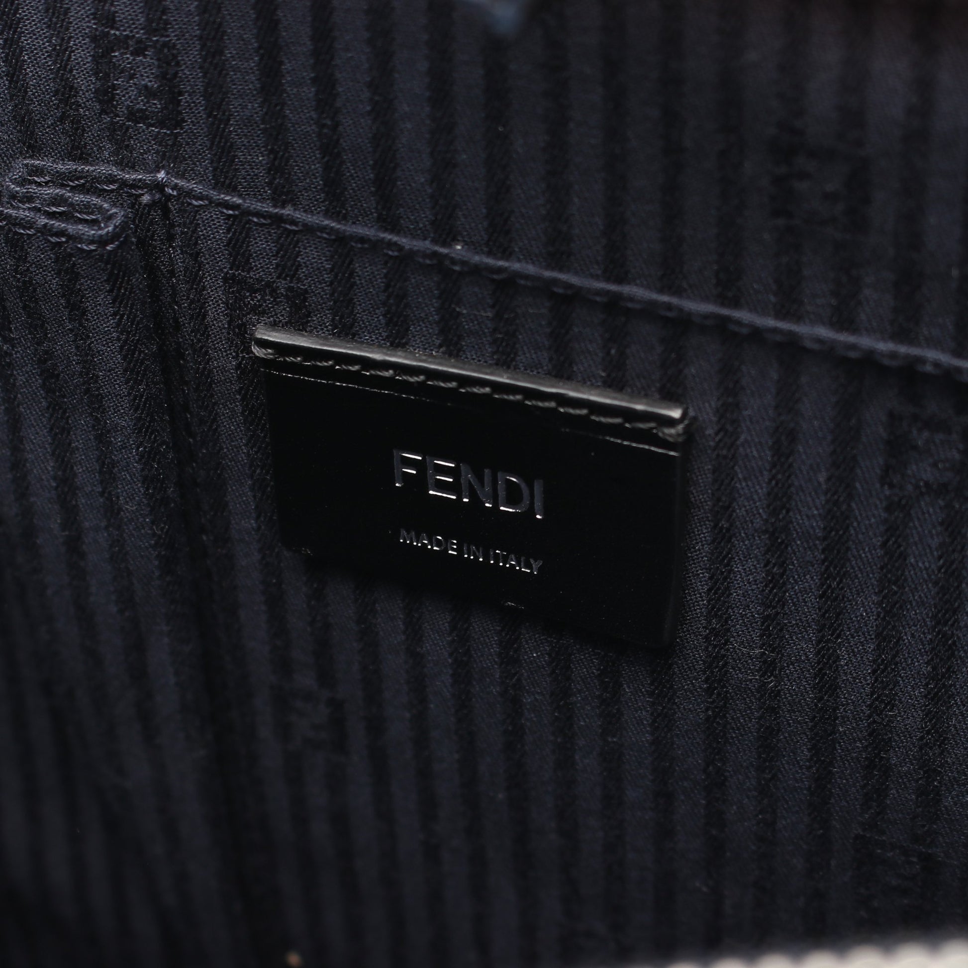 2JOURS トゥージュール 2WAY ハンドバッグ レザー ネイビー ブルーグリーン フェンディ バッグ FENDI