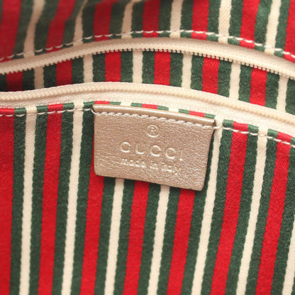 アビー GGキャンバス ハンドバッグ トートバッグ キャンバス レザー ベージュ ゴールド グッチ バッグ GUCCI