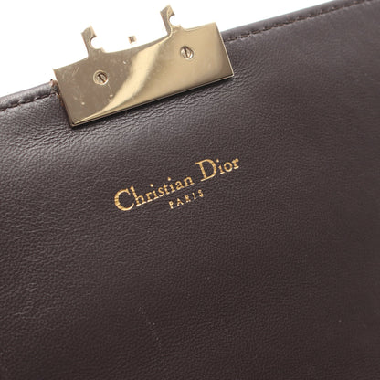 ロゴ チェーンショルダーバッグ レザー ゴールド クリスチャンディオール バッグ Christian Dior