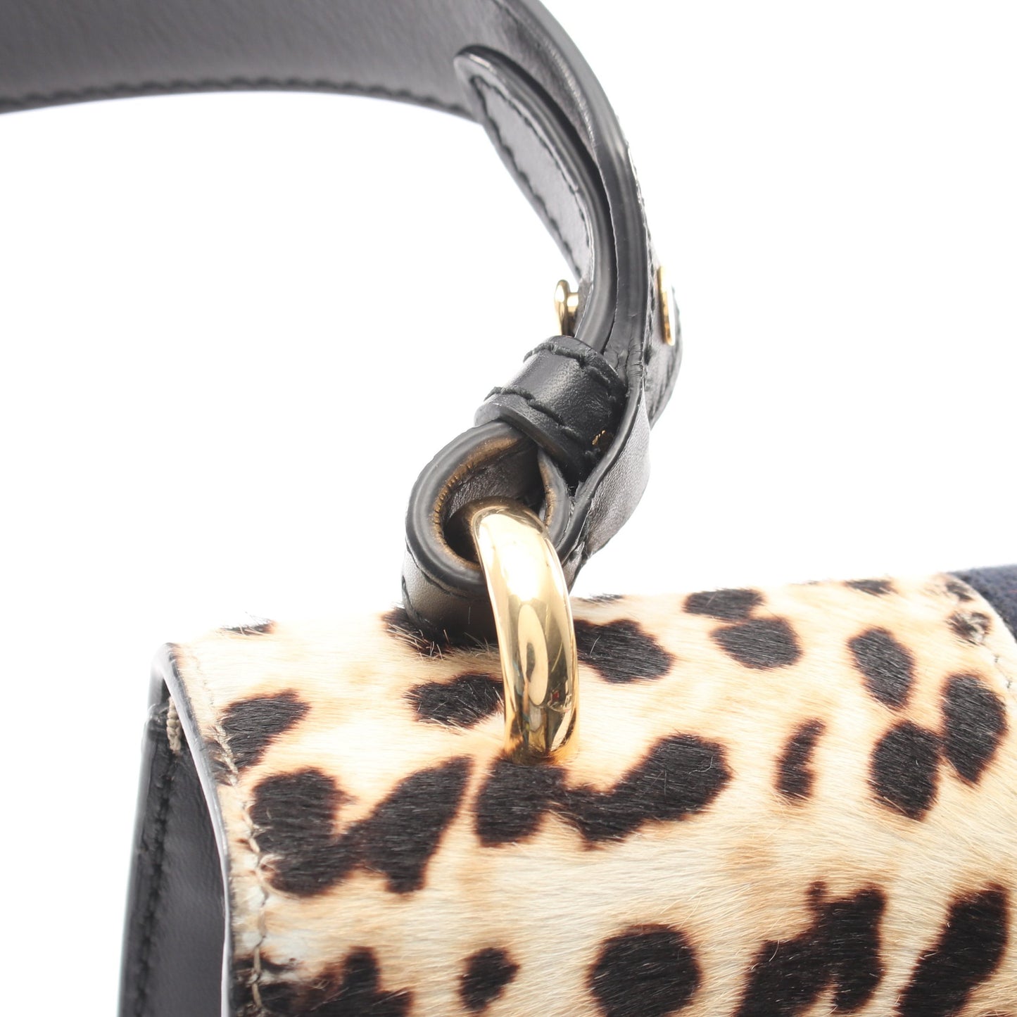 シルヴィ スモール ウェブライン 2WAY ショルダーバッグ ハラコ レザー ライトベージュ ブラック マルチカラー グッチ バッグ GUCCI