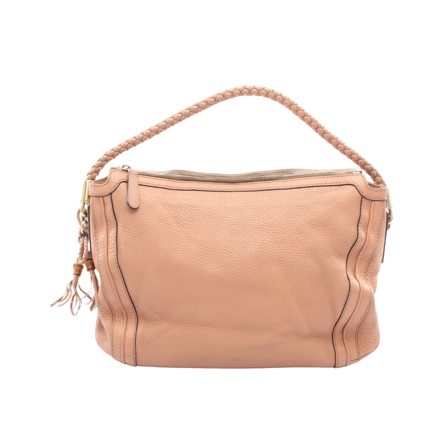 ベラ ワンショルダーバッグ レザー ピンクベージュ グッチ バッグ GUCCI