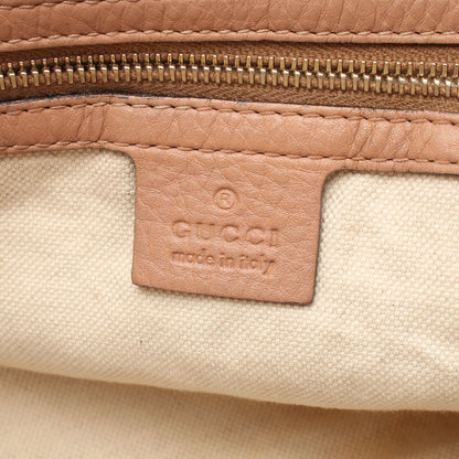 ベラ ワンショルダーバッグ レザー ピンクベージュ グッチ バッグ GUCCI