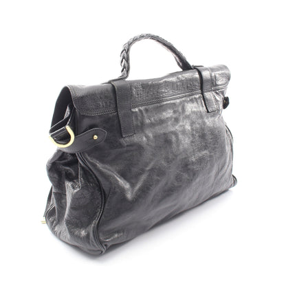 アレクサ 2WAY ハンドバッグ レザー ブラック マルベリー バッグ MULBERRY