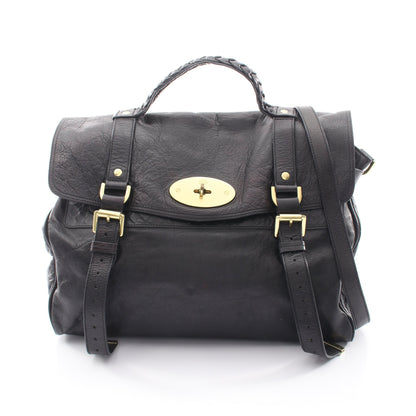 アレクサ 2WAY ハンドバッグ レザー ブラック マルベリー バッグ MULBERRY