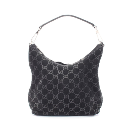 GG柄 ワンショルダーバッグ スエード レザー ブラック グッチ バッグ GUCCI