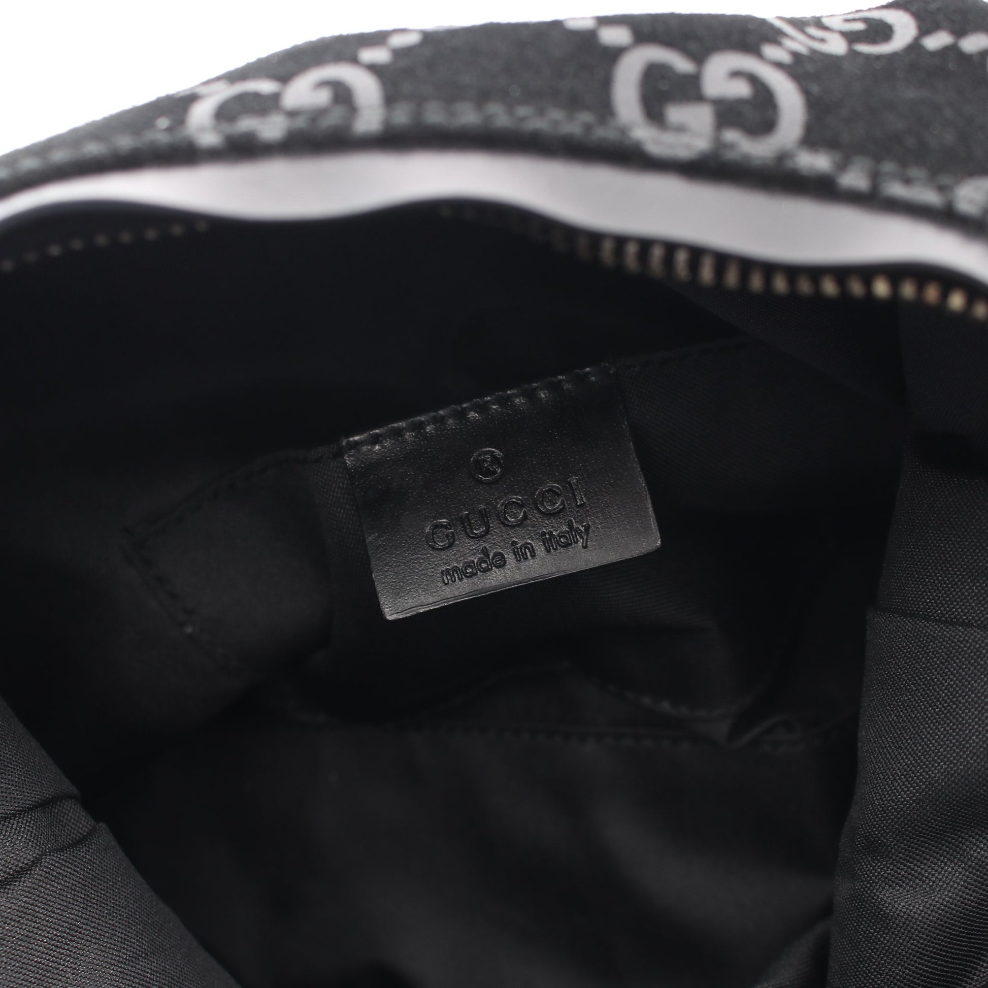 GG柄 ワンショルダーバッグ スエード レザー ブラック グッチ バッグ GUCCI