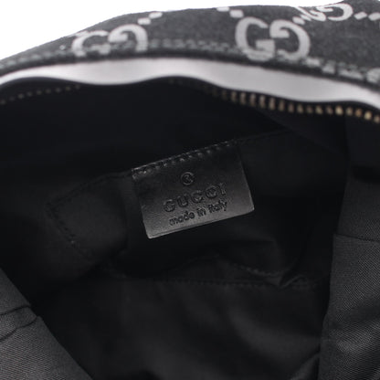 GG柄 ワンショルダーバッグ スエード レザー ブラック グッチ バッグ GUCCI