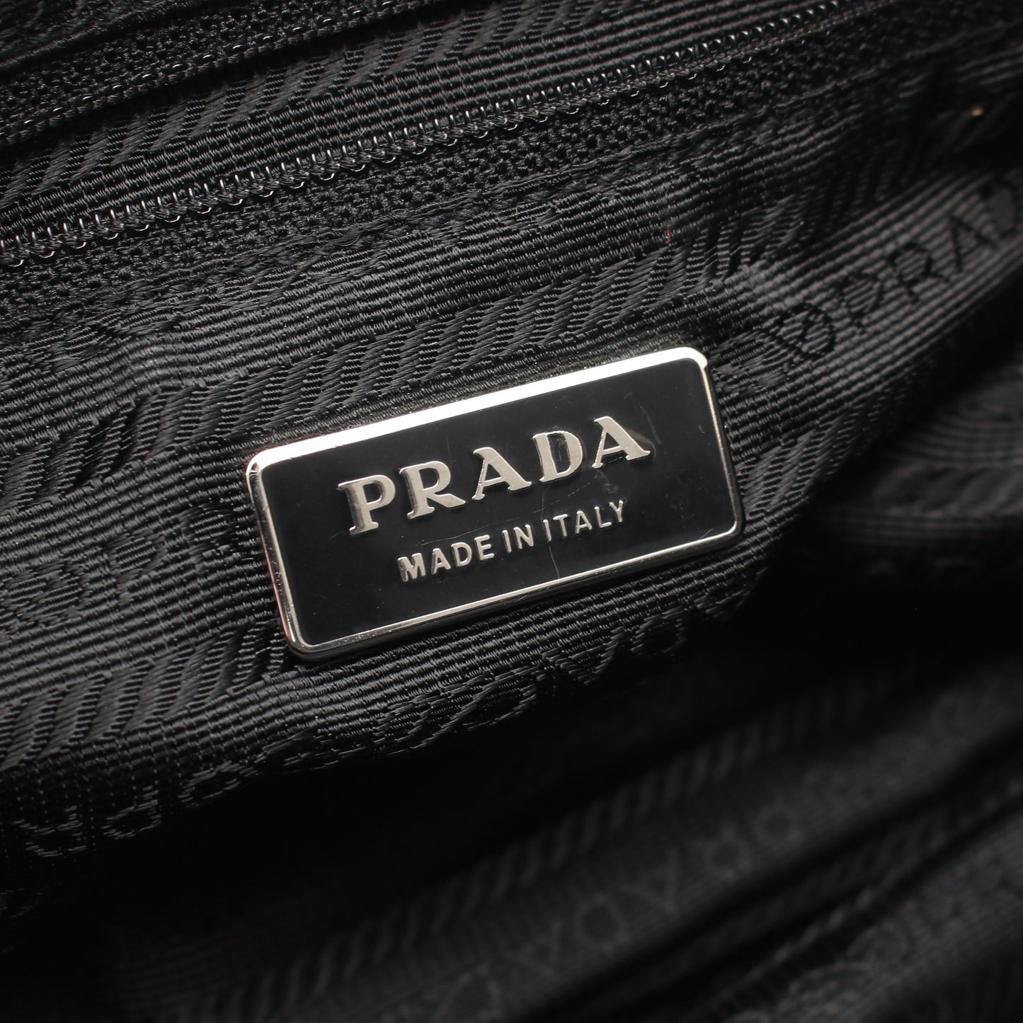 VELA SPORT ショルダーバッグ ナイロン レザー ブラック プラダ バッグ PRADA