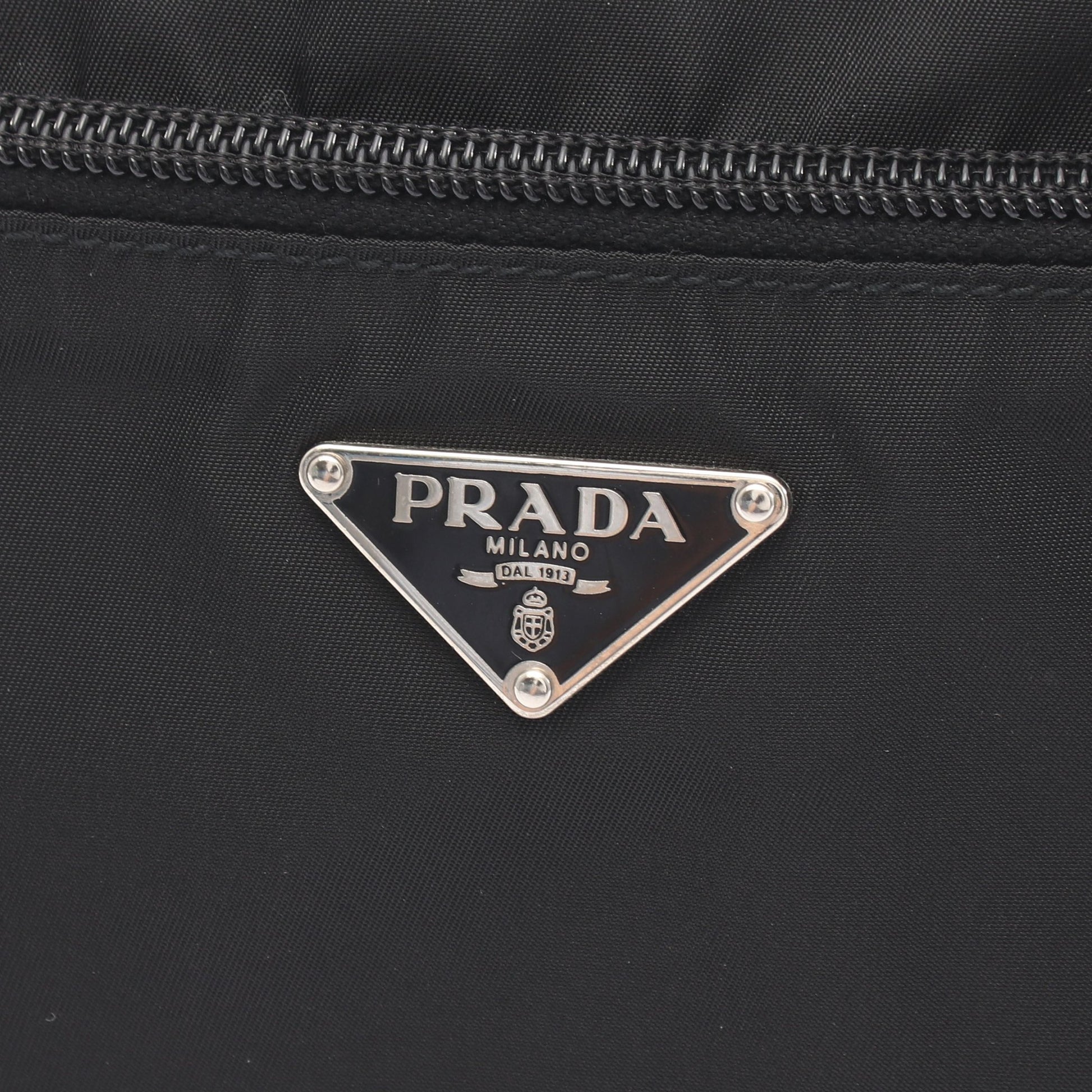 VELA SPORT ショルダーバッグ ナイロン レザー ブラック プラダ バッグ PRADA