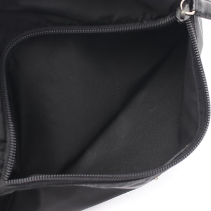 VELA SPORT ショルダーバッグ ナイロン レザー ブラック プラダ バッグ PRADA