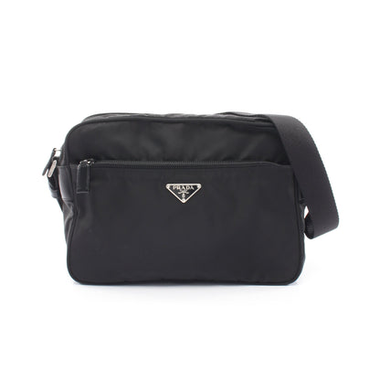 VELA SPORT ショルダーバッグ ナイロン レザー ブラック プラダ バッグ PRADA