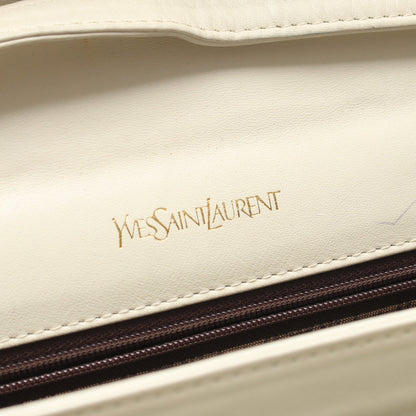 ショルダーバッグ レザー ホワイト イヴサンローラン バッグ YVES SAINT LAURENT