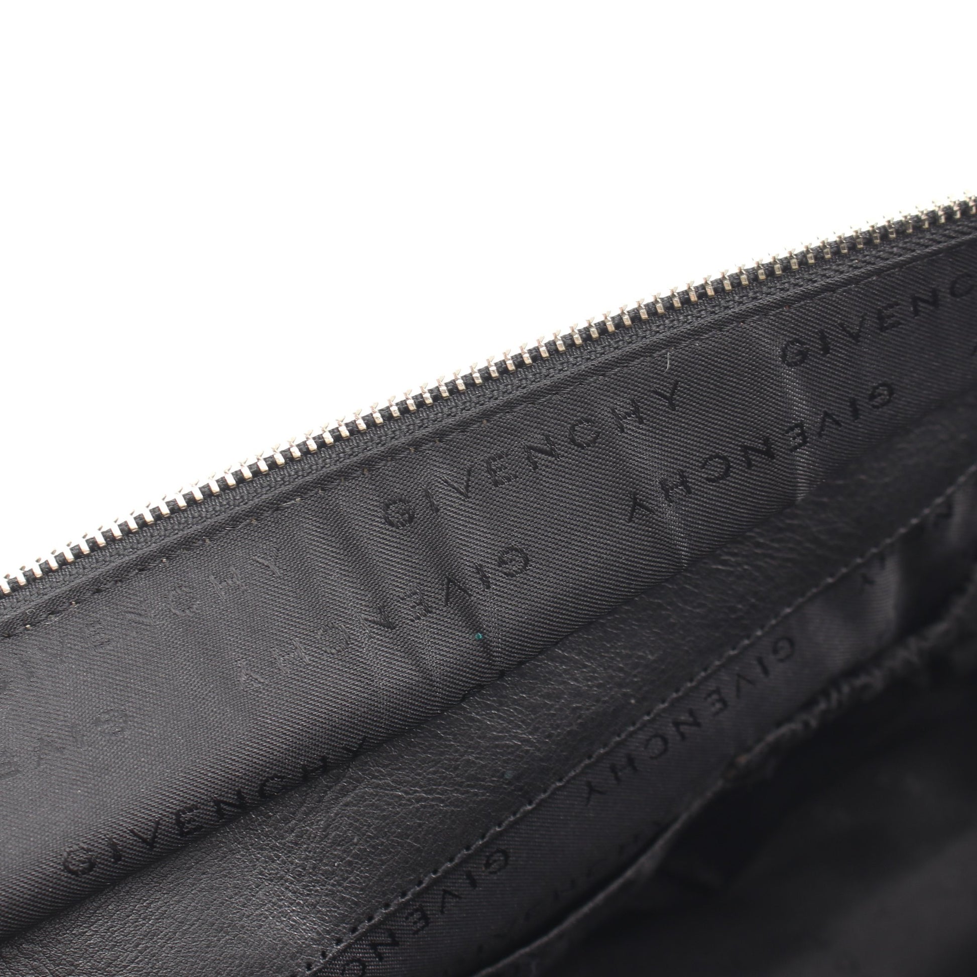 ロゴ ハンドバッグ キャンバス レザー ブラック グレー ジバンシィ バッグ GIVENCHY