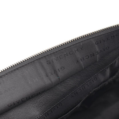 ロゴ ハンドバッグ キャンバス レザー ブラック グレー ジバンシィ バッグ GIVENCHY