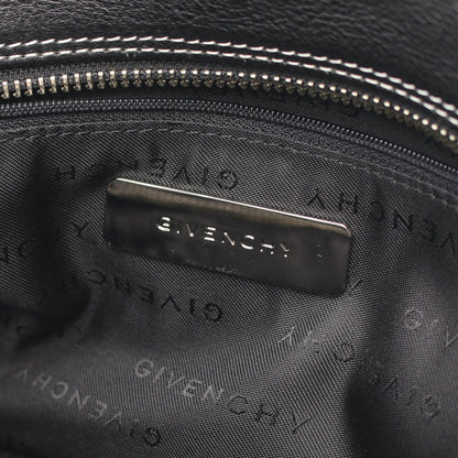 ロゴ ハンドバッグ キャンバス レザー ブラック グレー ジバンシィ バッグ GIVENCHY