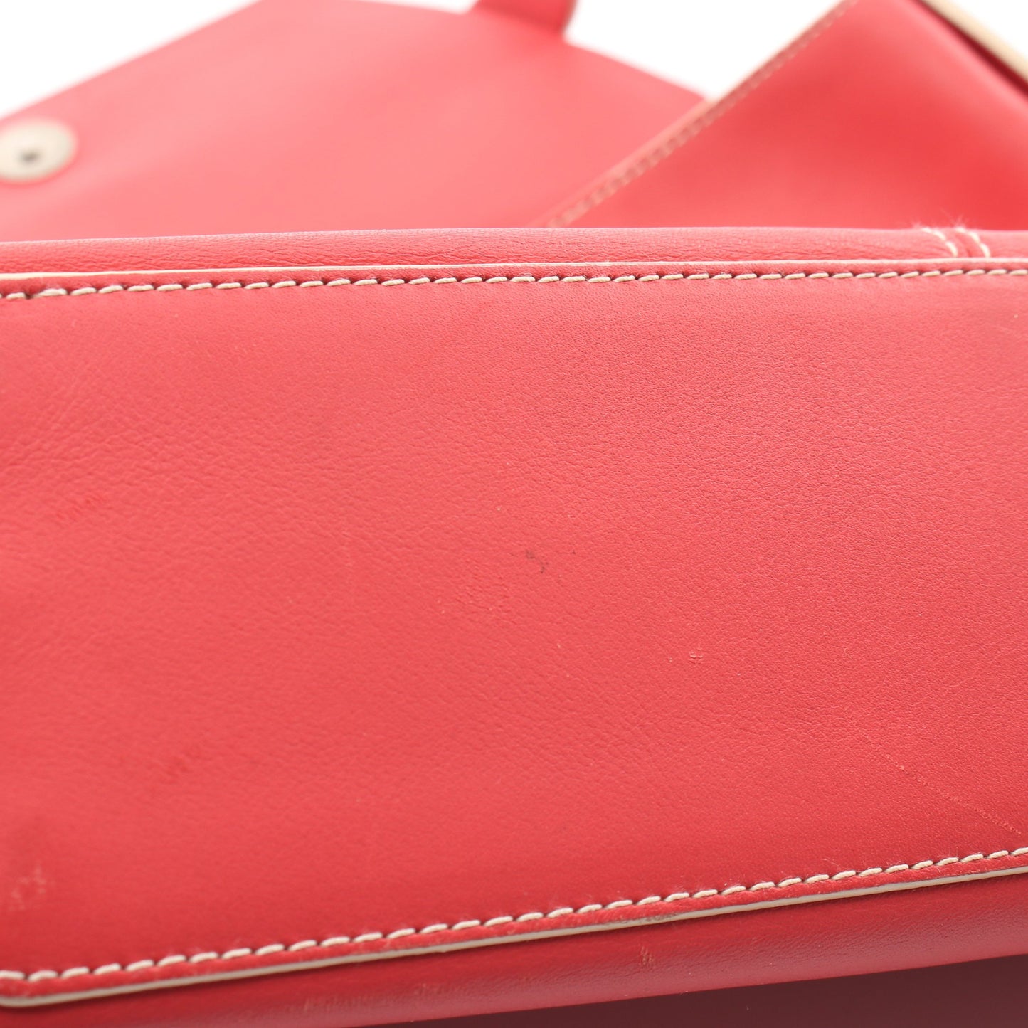 ショルダーバッグ レザー オレンジレッド ロエベ バッグ LOEWE