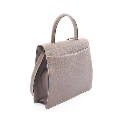 バルセロナ2WAY ハンドバッグ レザー グレーベージュ ロエベ バッグ LOEWE