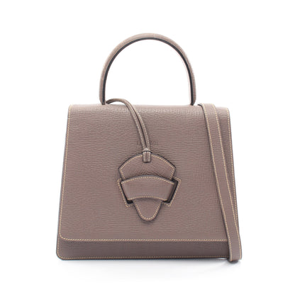 バルセロナ2WAY ハンドバッグ レザー グレーベージュ ロエベ バッグ LOEWE
