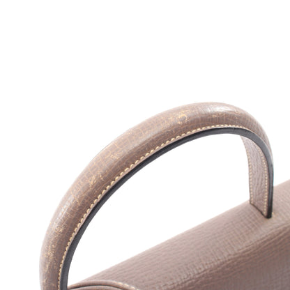 バルセロナ2WAY ハンドバッグ レザー グレーベージュ ロエベ バッグ LOEWE