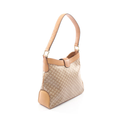 トリオンフ ワンショルダーバッグ コーティングキャンバス レザー ベージュ ライトブラウン セリーヌ バッグ CELINE