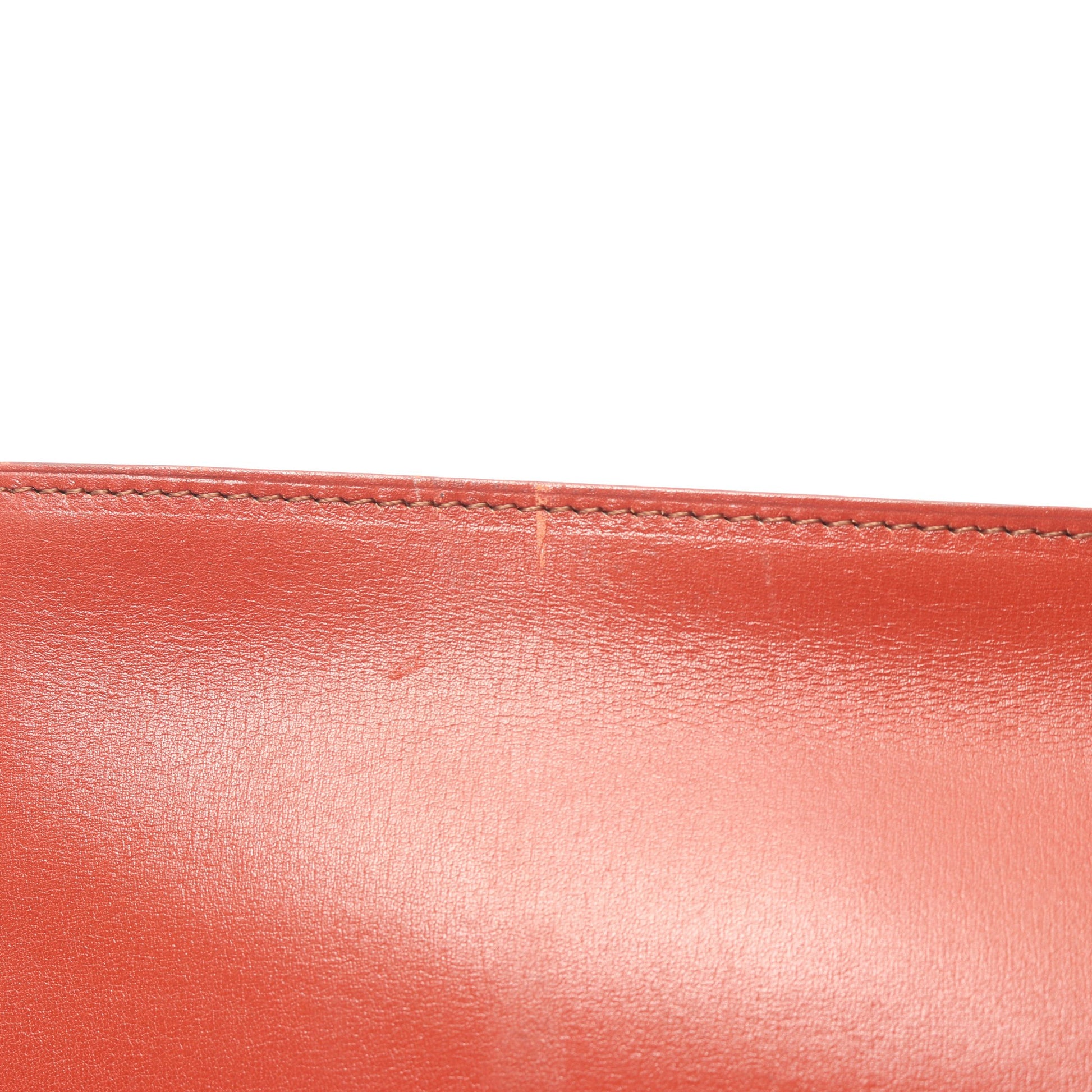 オメニトゥ ブリック ショルダーバッグ ボックスカーフ ブラウン エルメス バッグ HERMES