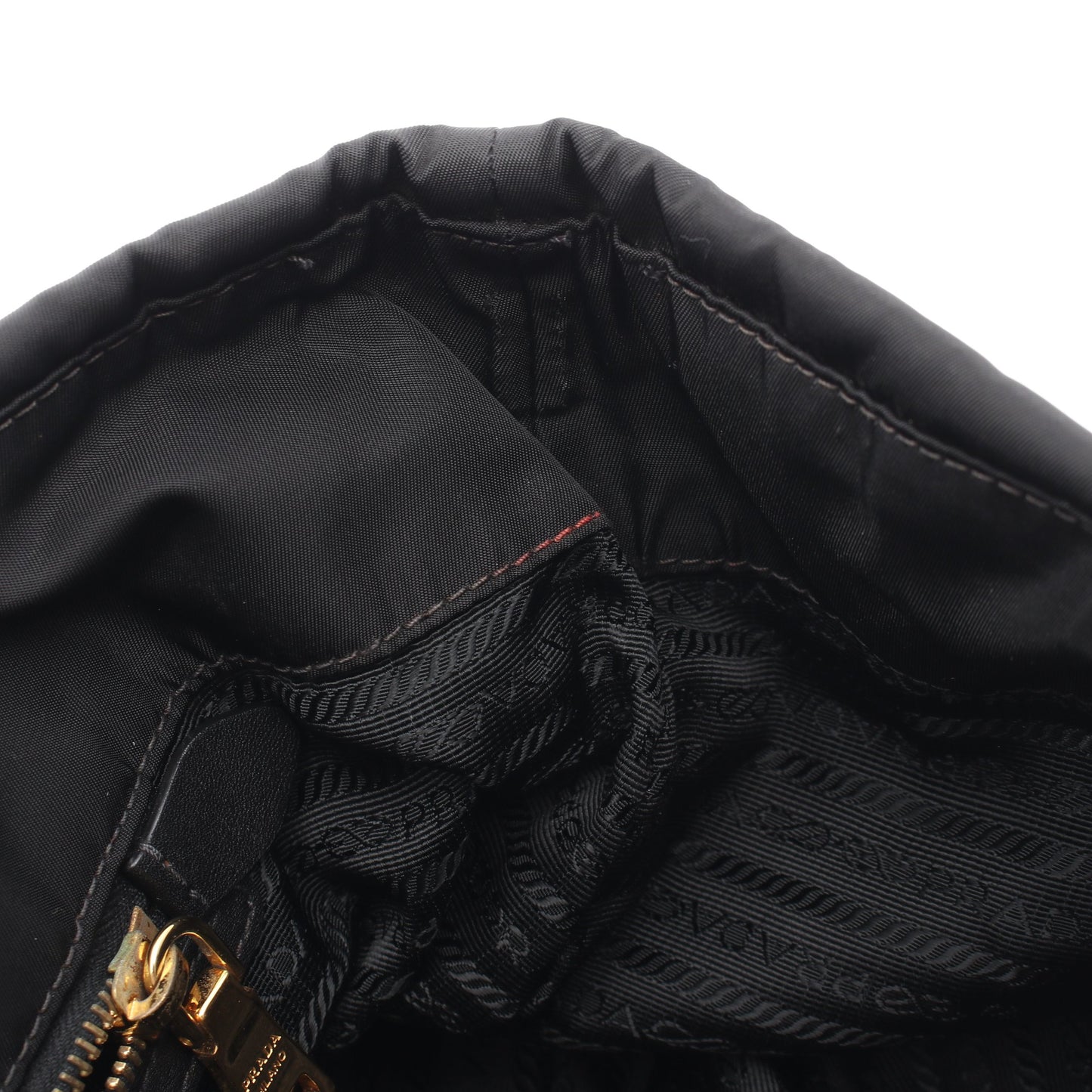 トライアングルロゴ ハンドバッグ トートバッグ ナイロン レザー ブラック プラダ バッグ PRADA