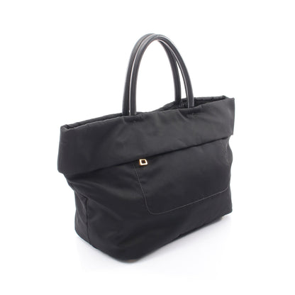 トライアングルロゴ ハンドバッグ トートバッグ ナイロン レザー ブラック プラダ バッグ PRADA