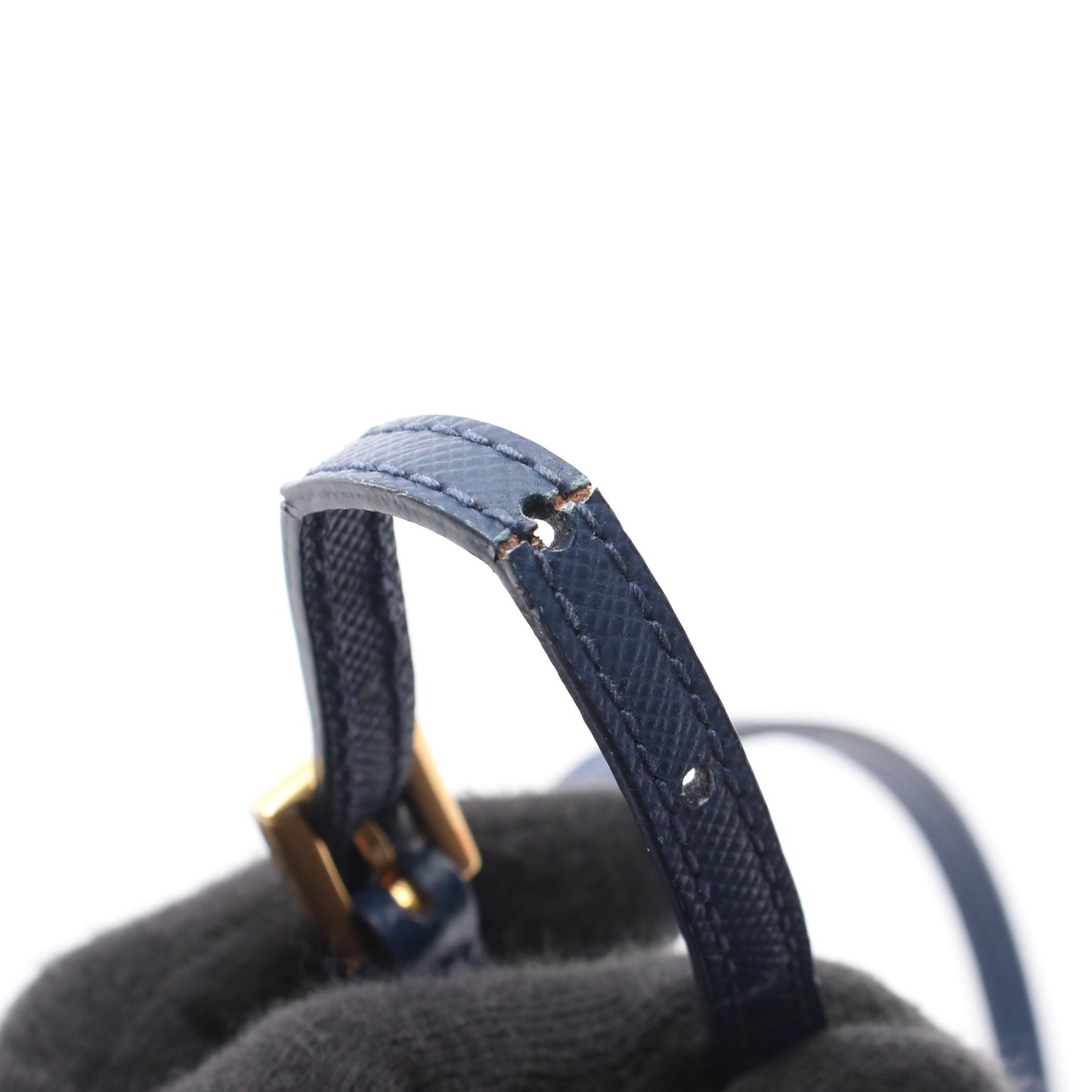 ミニ ショルダーバッグ サフィアーノレザー ブルー プラダ バッグ PRADA