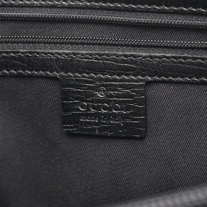バンブー GGキャンバス ショルダーバッグ トートバッグ キャンバス レザー ブラック グッチ バッグ GUCCI