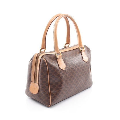 マカダム 2WAY ハンドバッグ PVC レザー ダークブラウン ブラウン セリーヌ バッグ CELINE