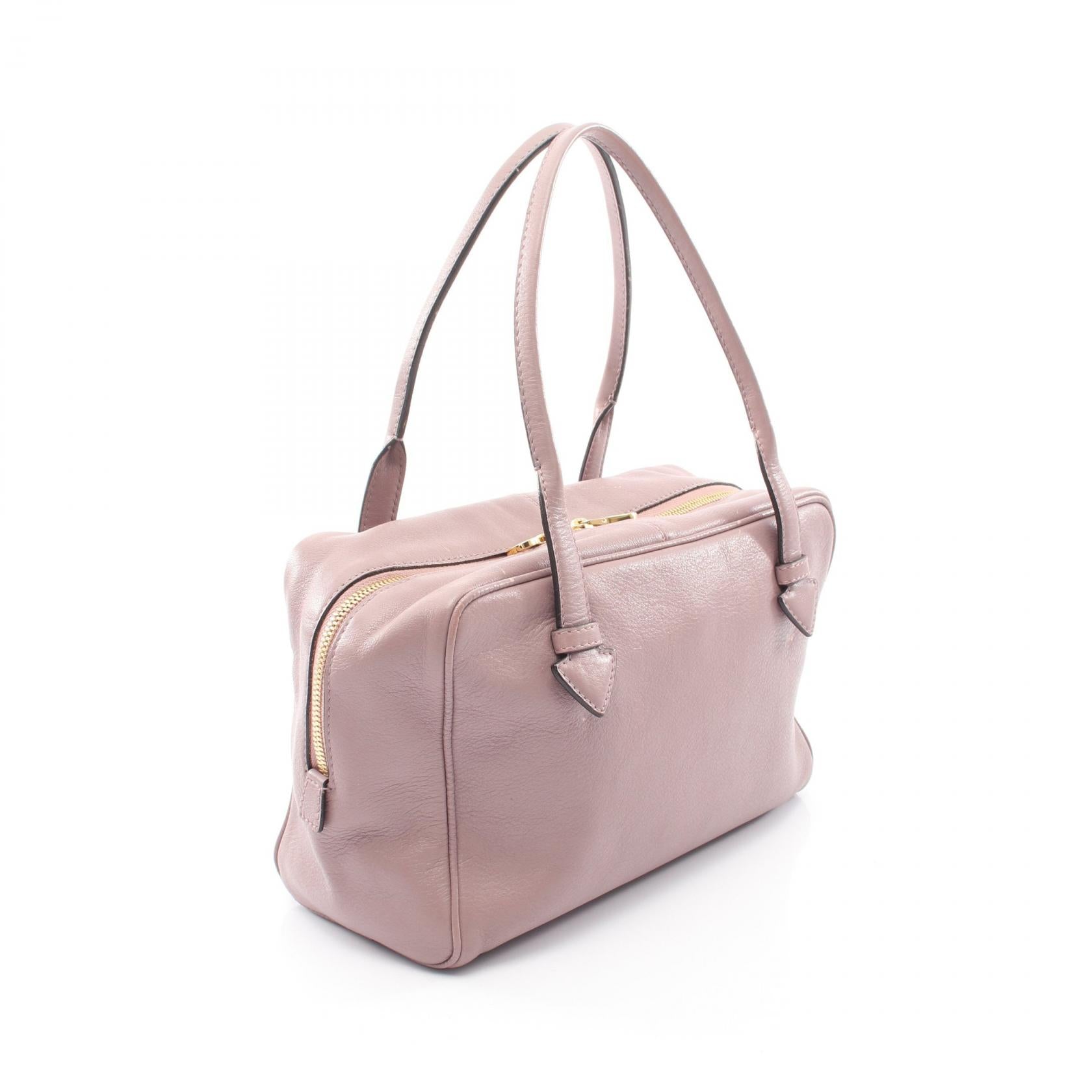 ヘリテージ ミニ ボストンバッグ レザー ダスティピンク ロエベ バッグ LOEWE