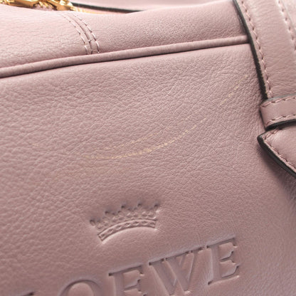ヘリテージ ミニ ボストンバッグ レザー ダスティピンク ロエベ バッグ LOEWE