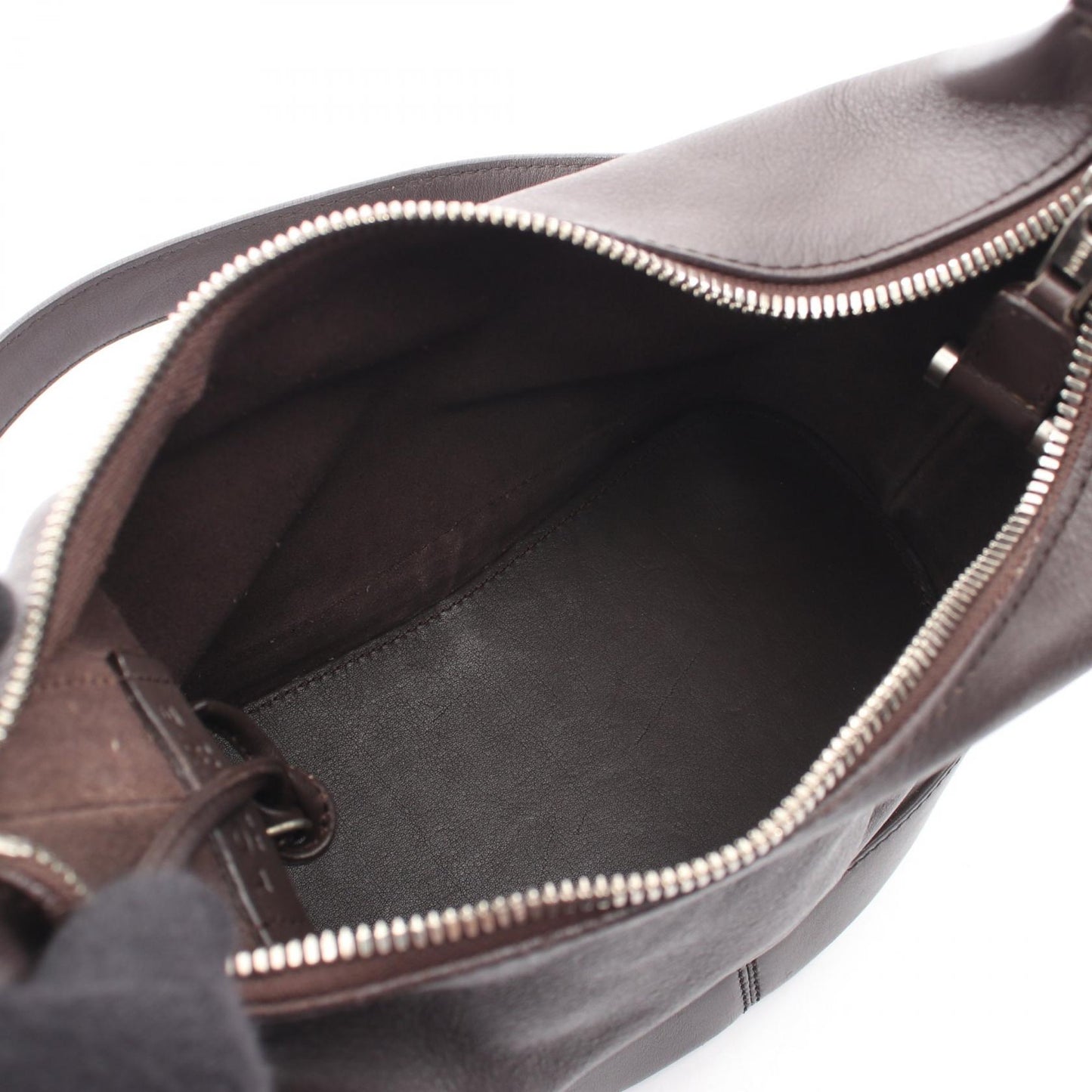 アナグラム ショルダーバッグ レザー ダークブラウン ロエベ バッグ LOEWE