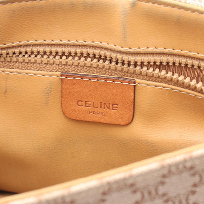 トリオンフ ショルダーバッグ PVC レザー ベージュ ブラウン セリーヌ バッグ CELINE