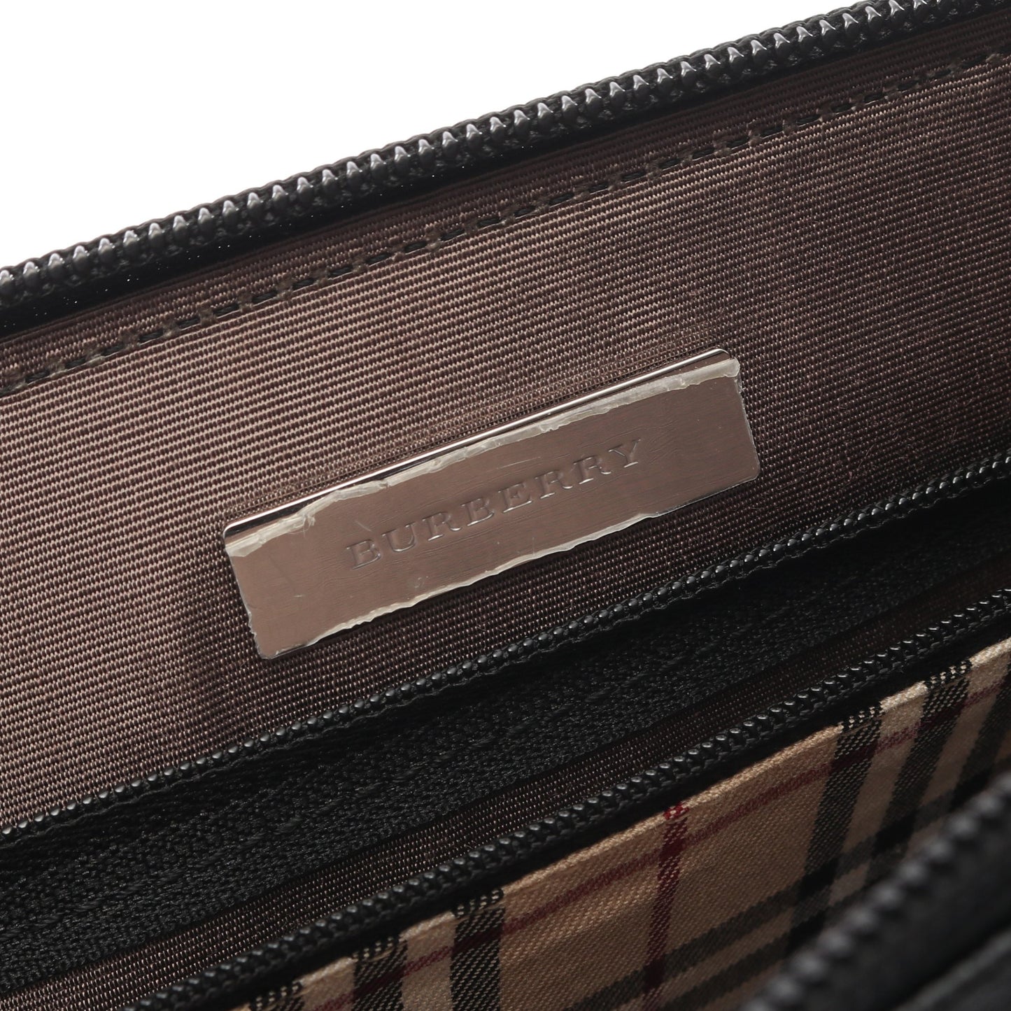 ハンドバッグ レザー ブラック バーバリー バッグ BURBERRY