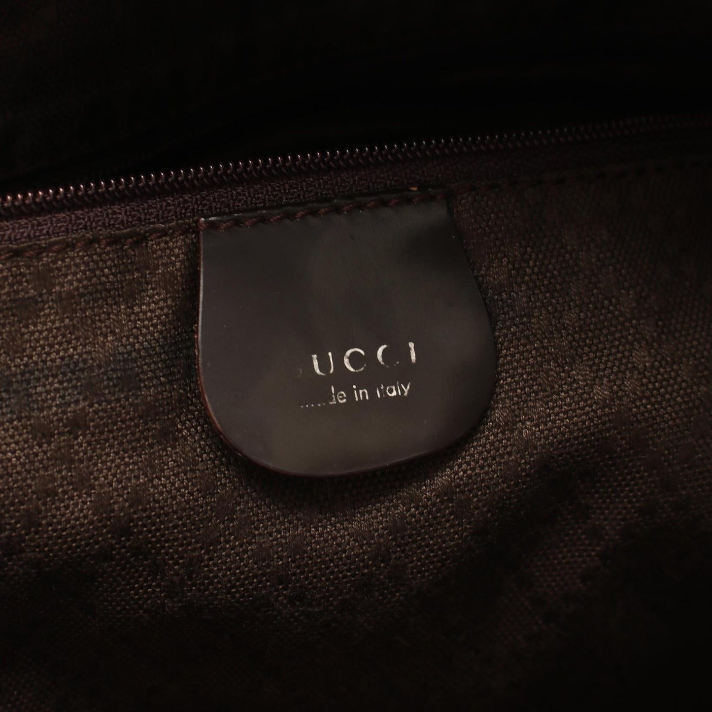 バンブー ハンドバッグ トートバッグ ナイロン レザー ダークブラウン グッチ バッグ GUCCI