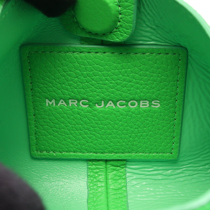 THE LEATHER SACK BAG MINI ザ レザー サック バッグ ミニ ハンドバッグ レザー ライトグリーン マークジェイコブス バッグ MARC JACOBS