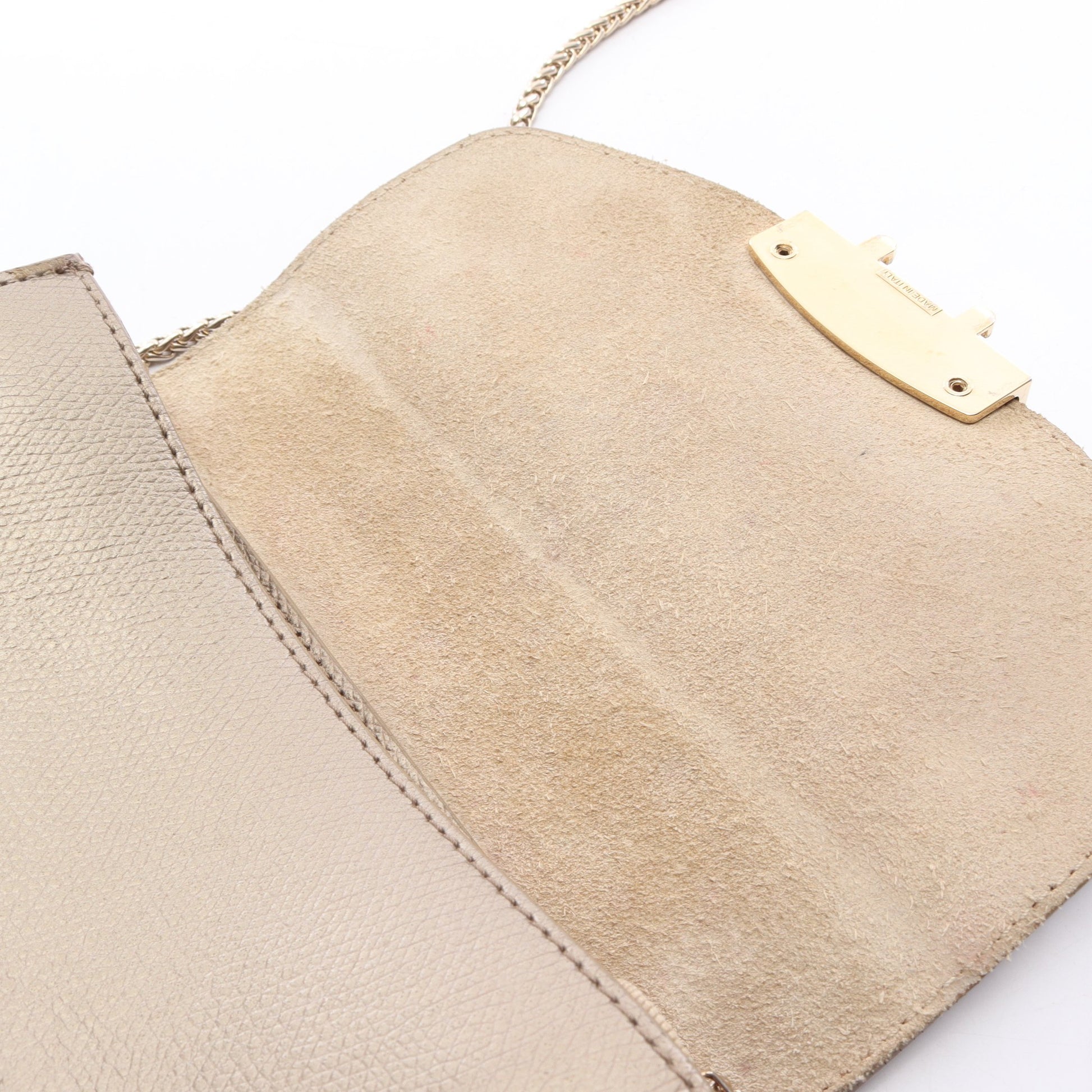メトロポリス ミニ チェーンショルダーバッグ レザー ゴールド フルラ バッグ FURLA