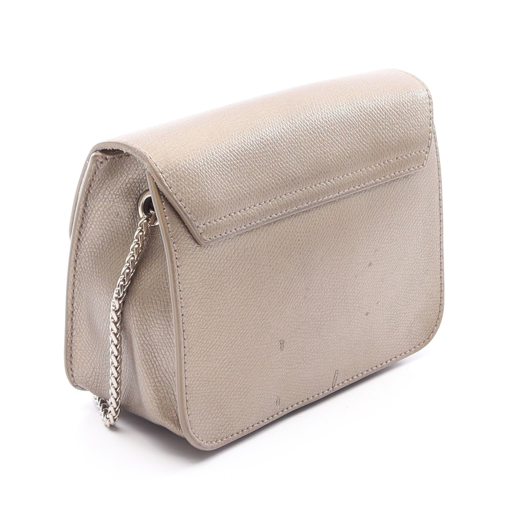 メトロポリス ミニ チェーンショルダーバッグ レザー ゴールド フルラ バッグ FURLA