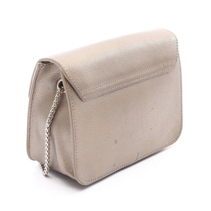 メトロポリス ミニ チェーンショルダーバッグ レザー ゴールド フルラ バッグ FURLA