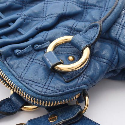 2way ショルダーバッグ レザー ブルー マークジェイコブス バッグ MARC JACOBS