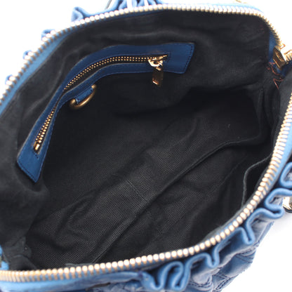 2way ショルダーバッグ レザー ブルー マークジェイコブス バッグ MARC JACOBS