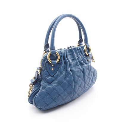 2way ショルダーバッグ レザー ブルー マークジェイコブス バッグ MARC JACOBS