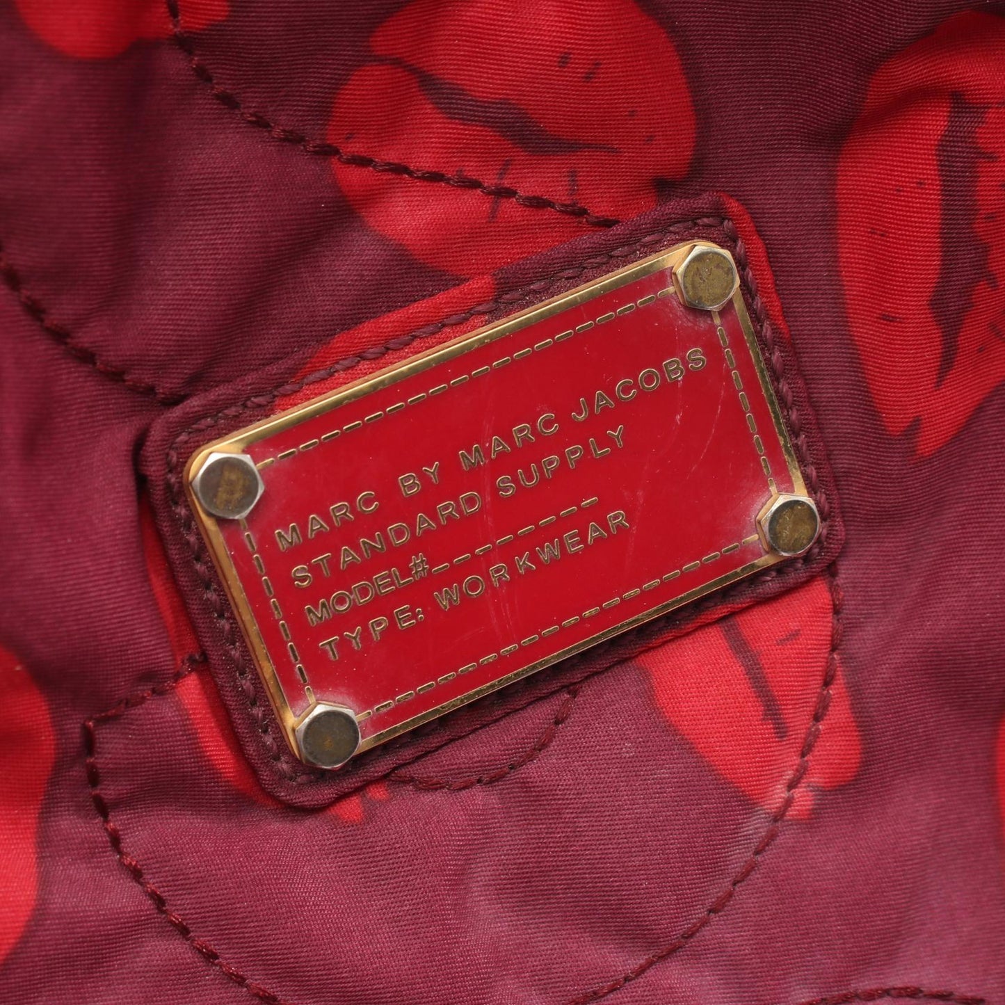 リップ ショルダーバッグ トートバッグ ナイロン ボルドー レッド マークバイマークジェイコブス バッグ MARC BY MARC JACOBS