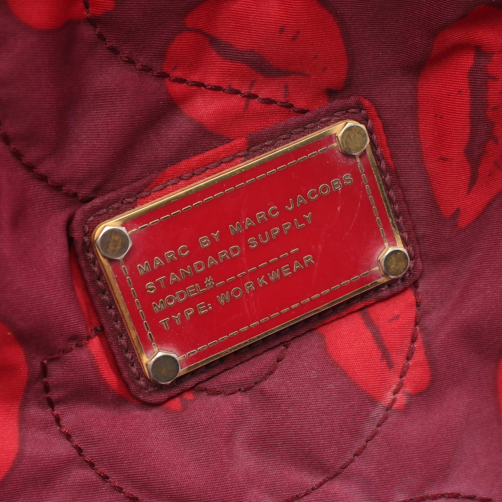 リップ ショルダーバッグ トートバッグ ナイロン ボルドー レッド マークバイマークジェイコブス バッグ MARC BY MARC JACOBS